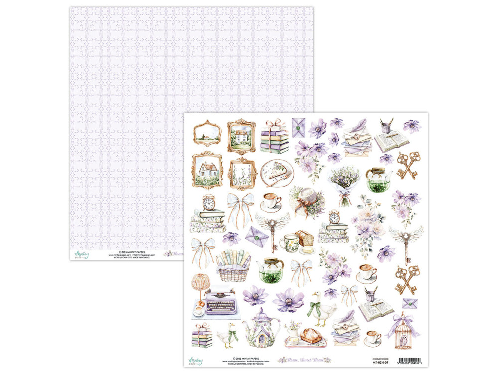 Elementy do wycinania 30,5 x 30,5 cm - Mintay - Home Sweet Home