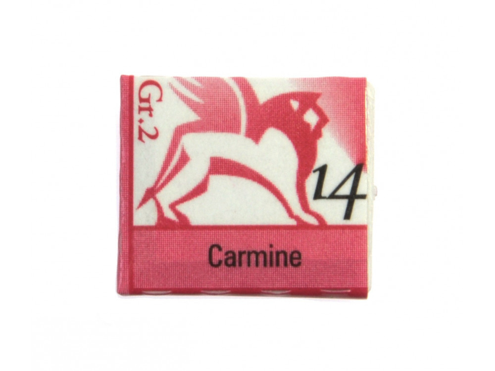 Akwarele w półkostkach - Renesans - 14, carmine, 1,5 ml