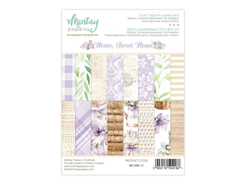 Add-on paper pack - Mintay - Home Sweet Home