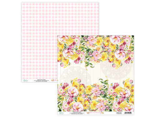 Papier do scrapbookingu 30,5 x 30,5 cm - Mintay - Blossom Serenity 05