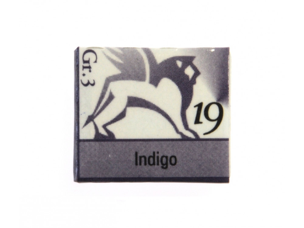 Akwarele w półkostkach - Renesans - 19, indigo, 1,5 ml
