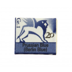 Watercolors in half pans - Renesans - 20, prussian blue (berlin blue), 1,5 ml