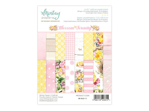 Add-on paper pack - Mintay - Blossom Serenity
