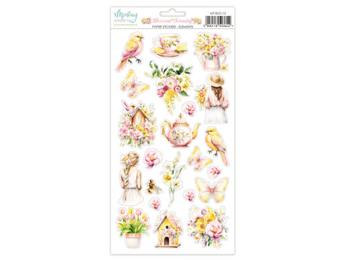 Set of paper stickers 15,2 x 20,3 cm - Mintay - Blossom Serenity
