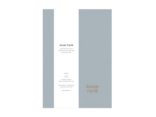 Jaśnie Myśli - Diary with questions to yourself - blue