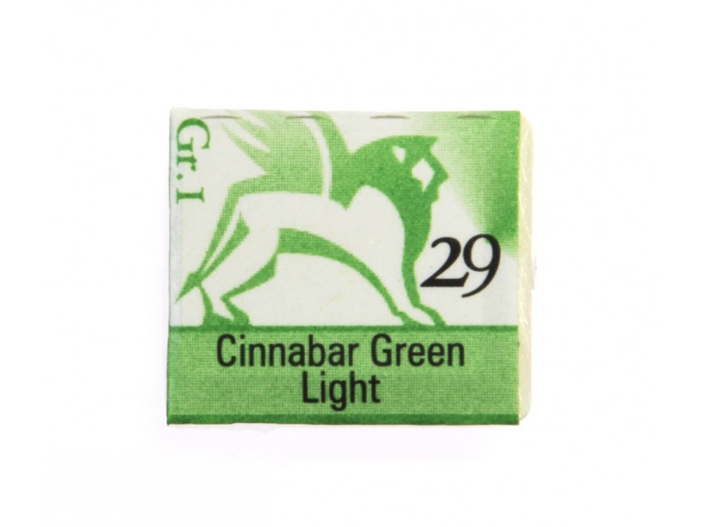 Akwarele w półkostkach - Renesans - 29, cinnabar green light, 1,5 ml
