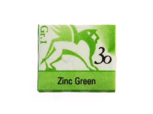 Akwarele w półkostkach - Renesans - 30, zinc green, 1,5 ml