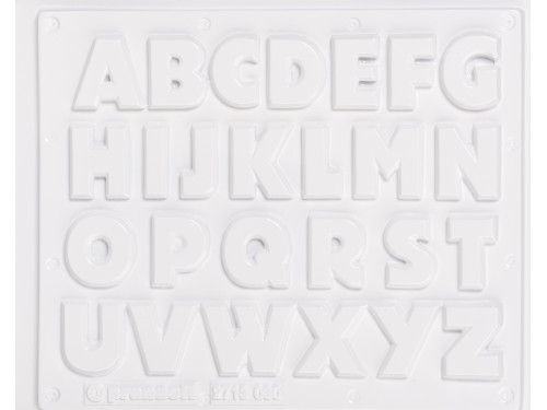 Set of molds for plaster casting - Knorr Prandell - Letters, 26 pcs.