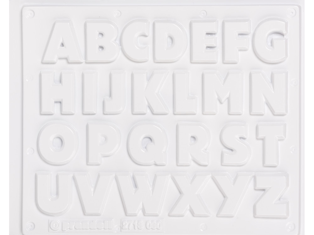 Set of molds for plaster casting - Knorr Prandell - Letters, 26 pcs.