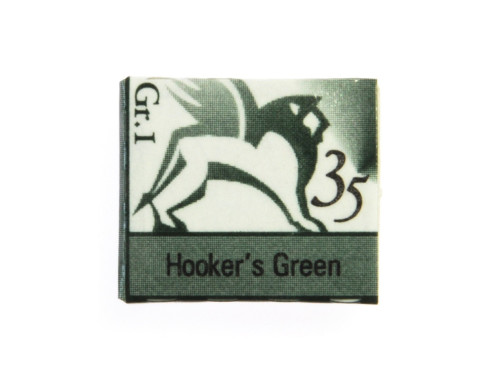 Akwarele w półkostkach - Renesans - 35, hooker's green, 1,5 ml