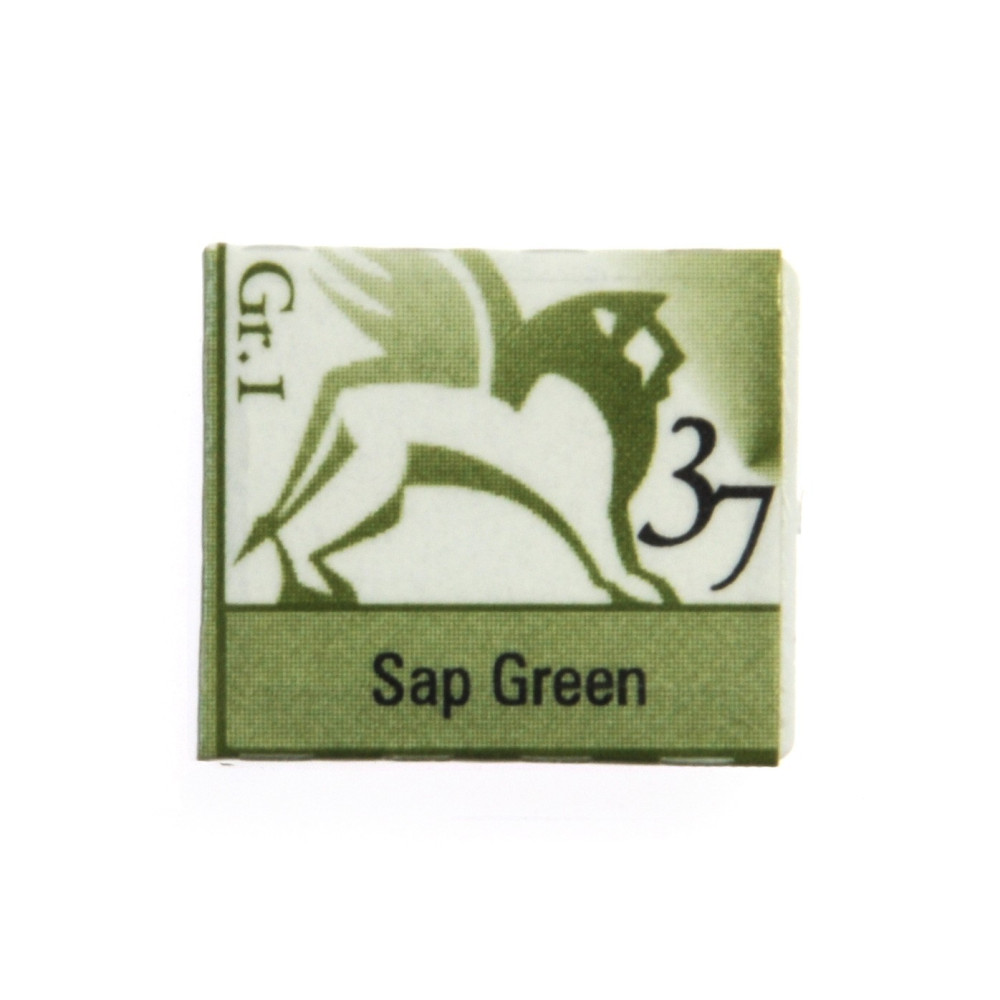 Akwarele w półkostkach - Renesans - 37, sap green, 1,5 ml