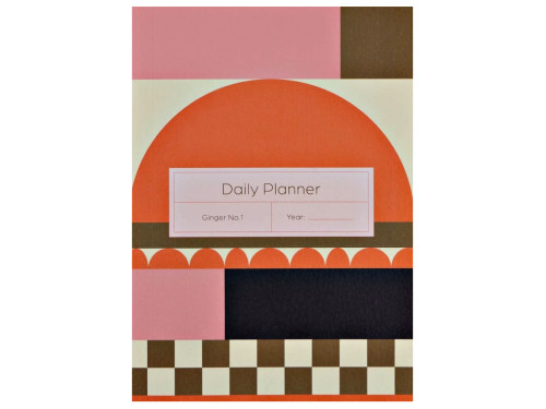 Daily planner Ginger No.1 A5 - The Completist. - 90 g/m2
