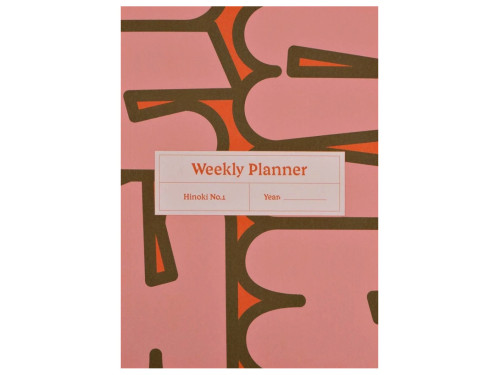 Planer tygodniowy Hinoki No.1 A5 - The Completist. - 90 g/m2