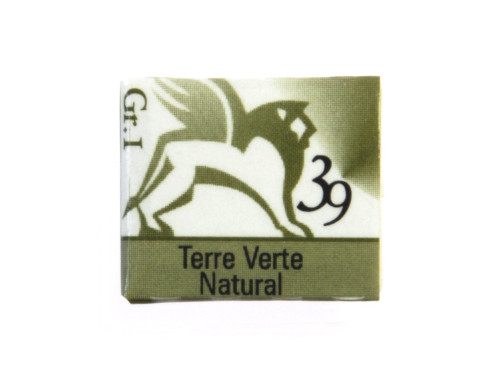 Akwarele w półkostkach - Renesans - 39, terre verte natural, 1,5 ml