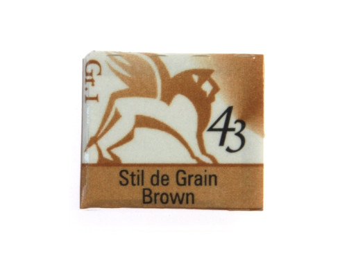 Akwarele w półkostkach - Renesans - 43, stil de grain brown, 1,5 ml