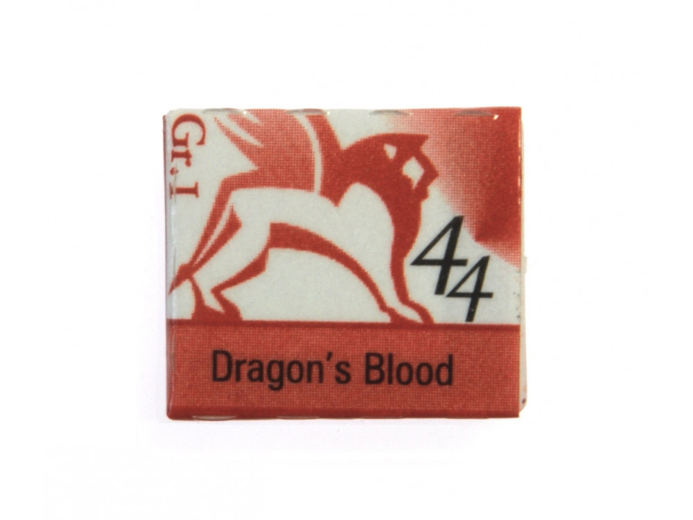 Watercolors in half pans - Renesans - 44, dragon's blood, 1,5 ml