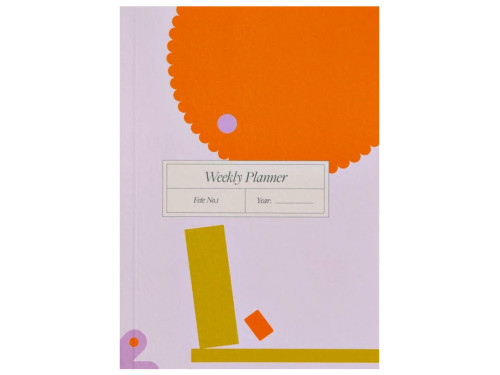 Undated weekly planner Fete No.1 A6 - The Completist. - 90 g/m2