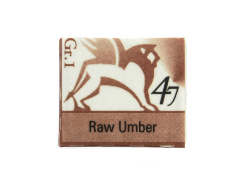 Watercolors in half pans - Renesans - 47, raw umber, 1,5 ml