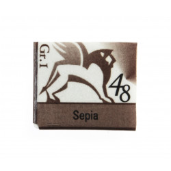 Akwarele w półkostkach - Renesans - 48, sepia, 1,5 ml