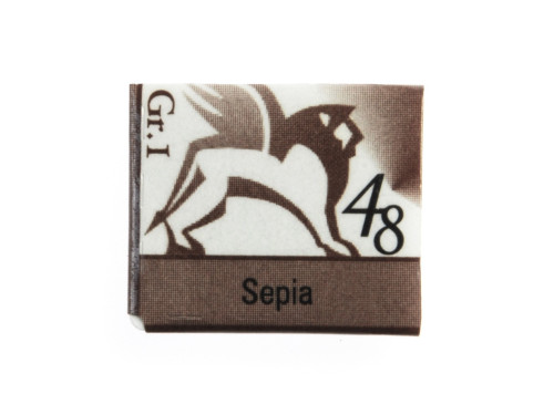 Akwarele w półkostkach - Renesans - 48, sepia, 1,5 ml