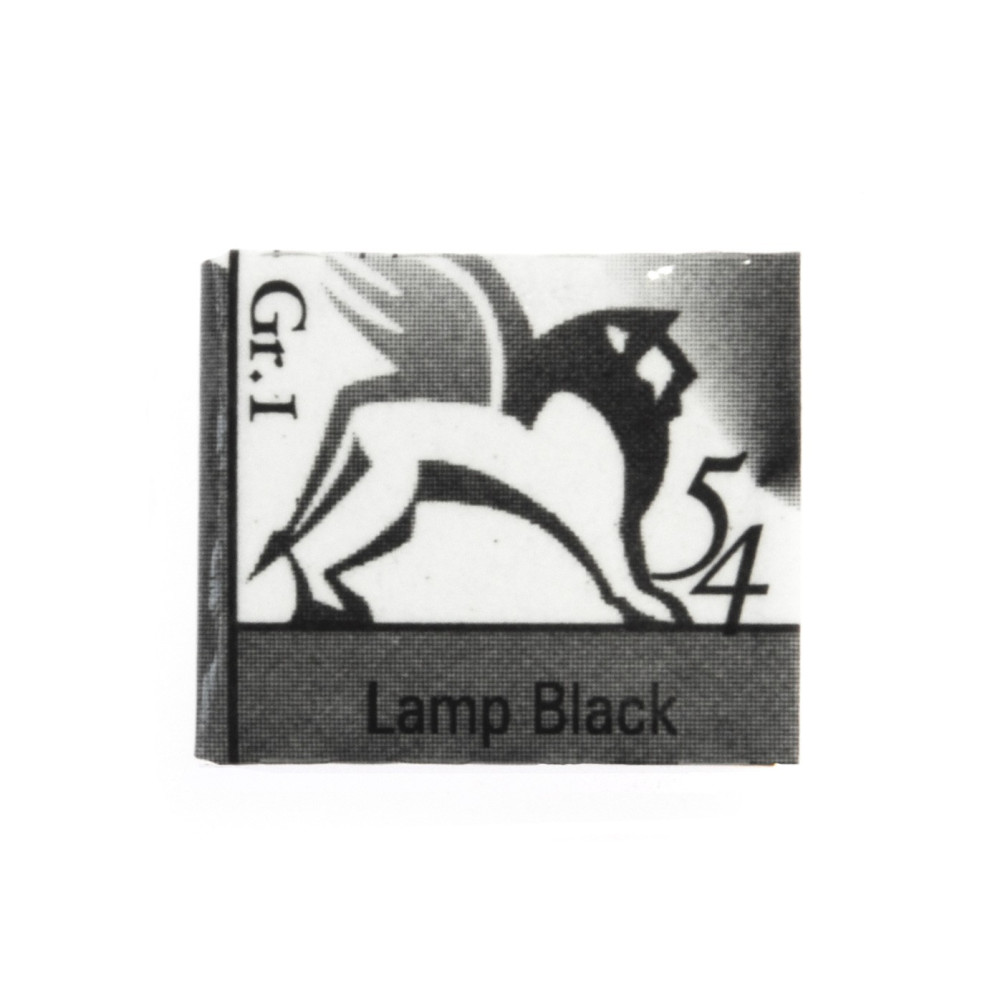 Akwarele w półkostkach - Renesans - 54, lamp black, 1,5 ml