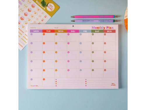 Monthly planner, desk calendar You Got This A4 - Good Tuesday