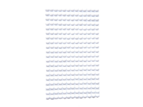 Self-adhesive pearls - DpCraft - White, 6 mm, 260 pcs.