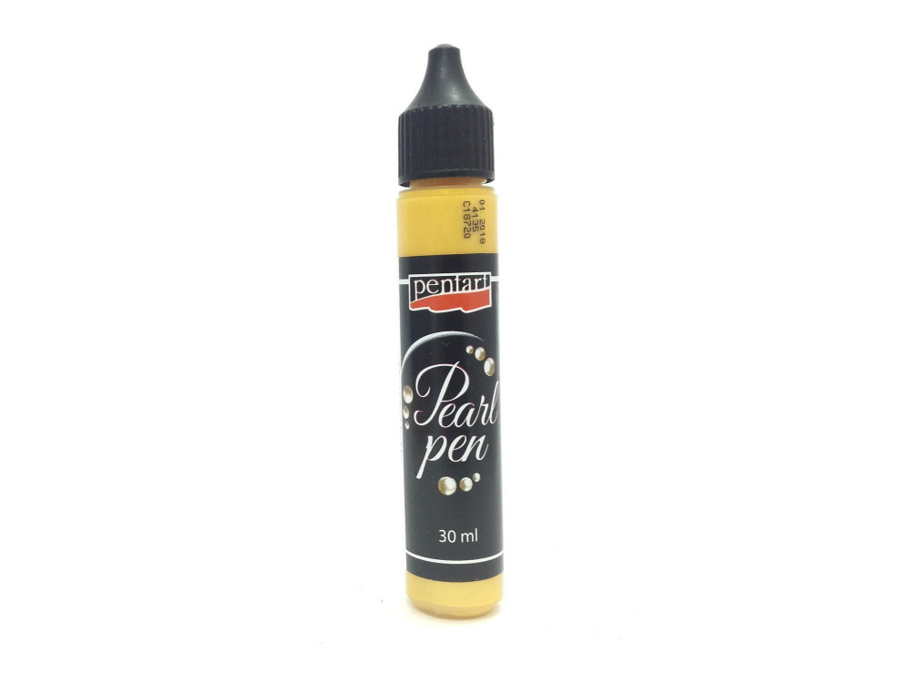 Perły w płynie - Pentart - złoty, 30 ml