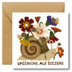 Kartka okolicznościowa - Hi Little - Spóźnione, ale szczere