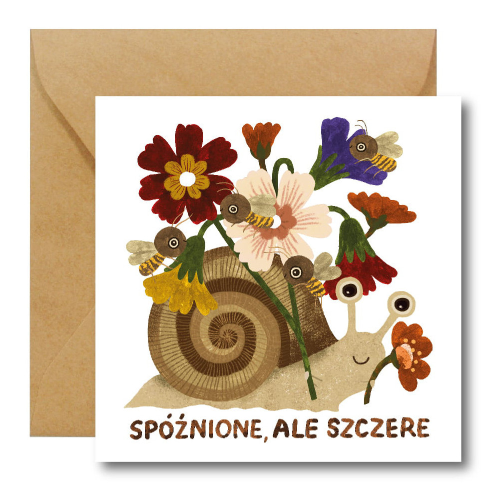 Kartka okolicznościowa - Hi Little - Spóźnione, ale szczere