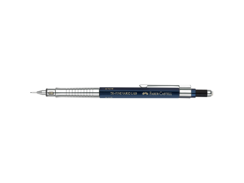 Ołówek automatyczny TK-Fine Vario L - Faber-Castell - Indygo, 0,5 mm, HB
