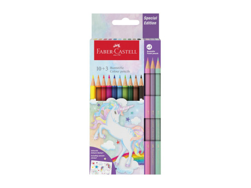 Set of Unicorn colored pencils - Faber-Castell - 13 colors