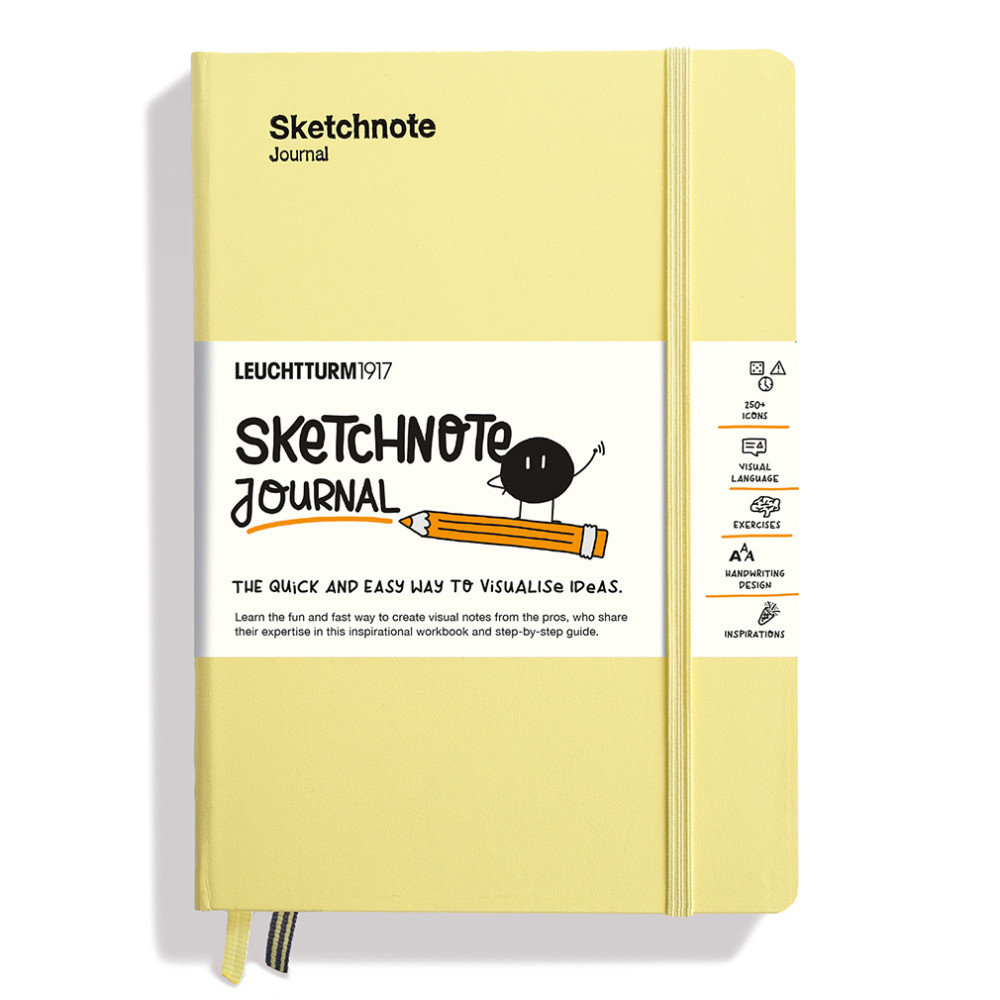 Sketchnote Journal A5 - Leuchtturm1917 - Vanilla, hardcover