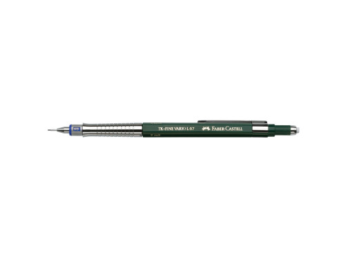 Ołówek automatyczny TK-Fine Vario L - Faber-Castell - Green, 0,7 mm, HB