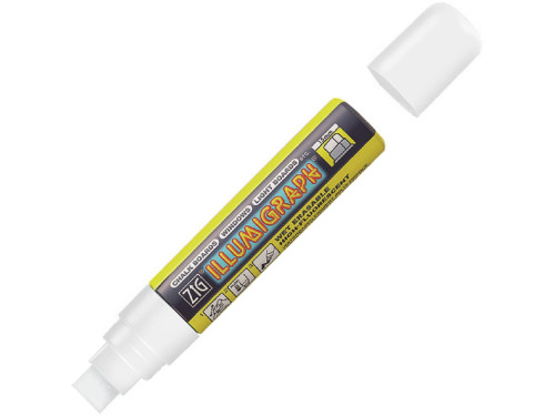 Marker ZIG Illumigraph - Kuretake - Fluorescent White, 15 mm