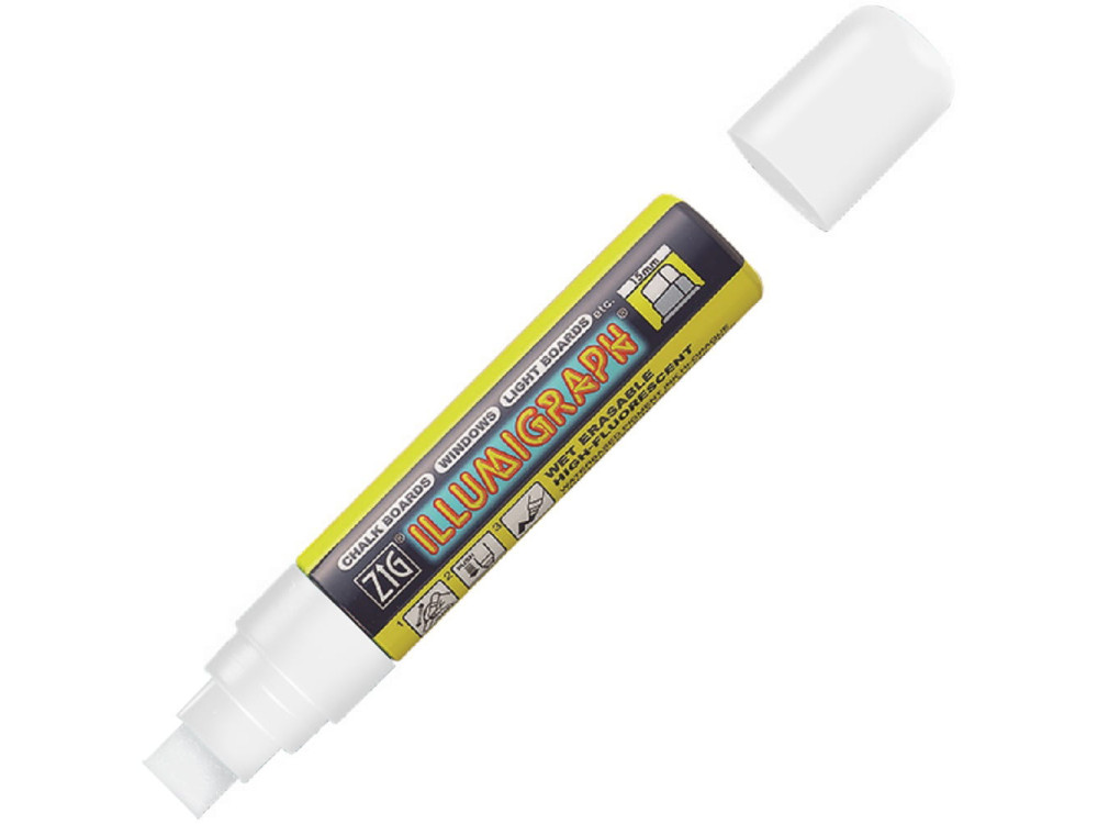 ZIG Illumigraph marker - Kuretake - Fluorescent White, 15 mm