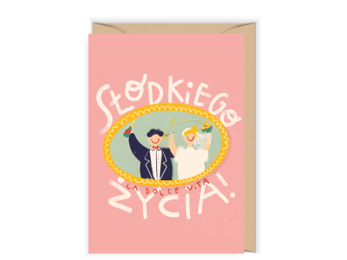 Kartka okolicznościowa 12 x 17 cm - Cudowianki - Słodkiego życia