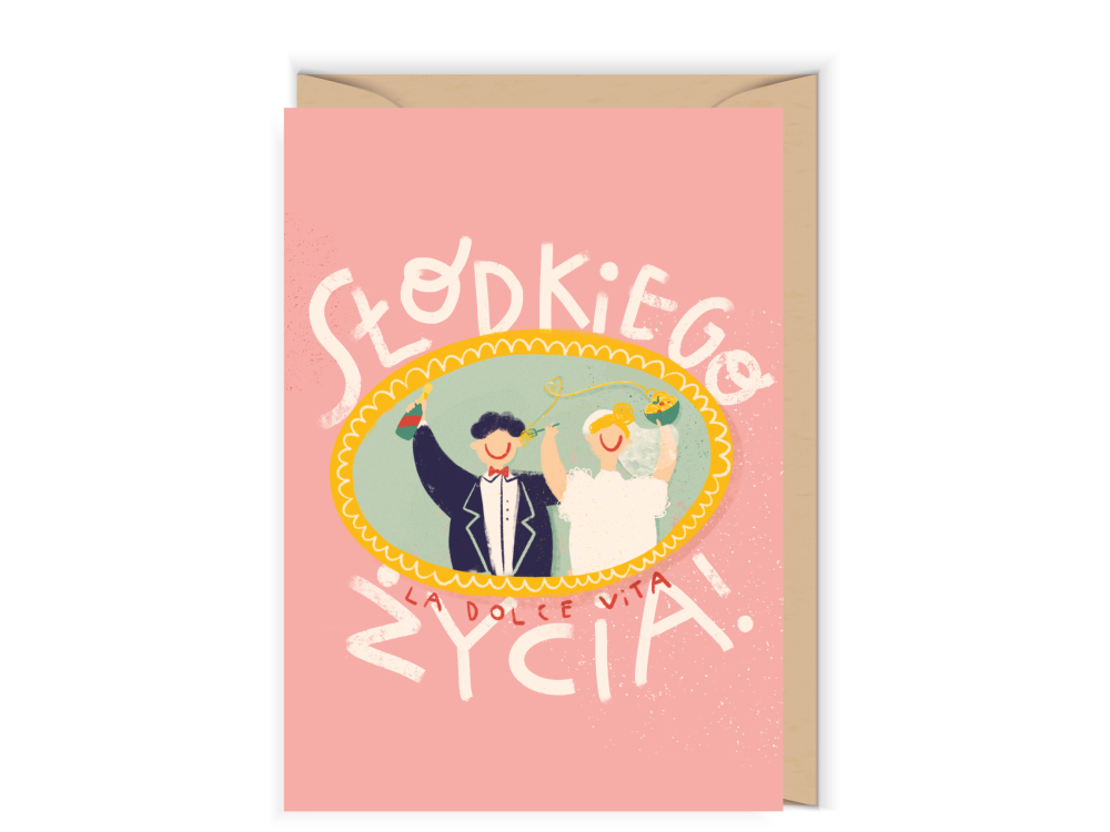 Greeting card A6 - Cudowianki - Słodkiego życia