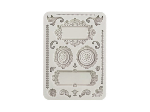 Plastic mould A5 - Stamperia - Frames and decors