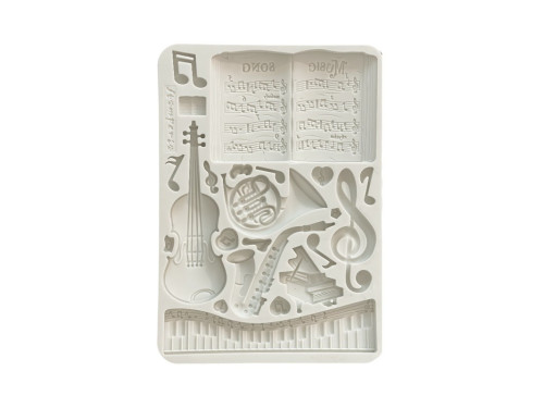 Silicone mould A5 - Stamperia - Music