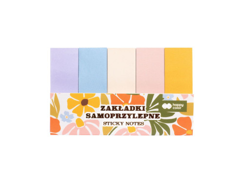 Bloom Boho adhesive bookmark cards - Happy Color