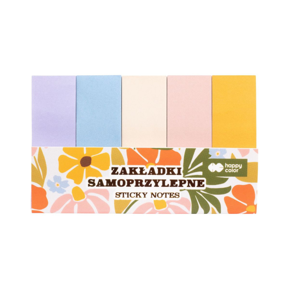 Zakładki indeksujące samoprzylepne Bloom Boho - Happy Color