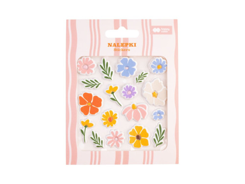 Naklejki 3D Bloom - Happy Color - 18 szt.