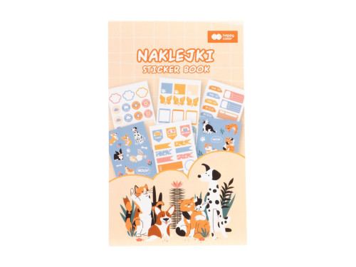 Sticker book Cat & Dog - Happy Color - 18 sheets