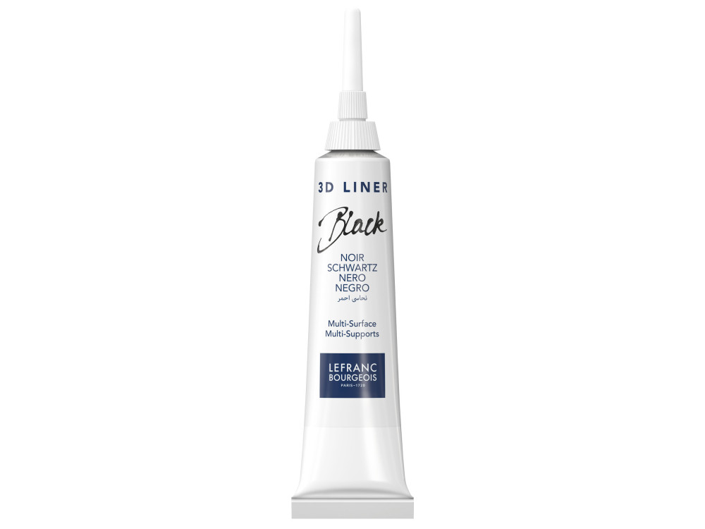 Konturówka 3D Liner - Lefranc & Bourgeois - Black, 20 ml