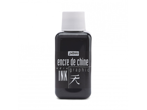 Tusz graficzny Indian Ink - Pébéo - czarny, 250 ml