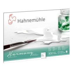 Blok do akwareli Harmony - Hahnemühle - hot pressed, A3, 300 g, 12 ark.