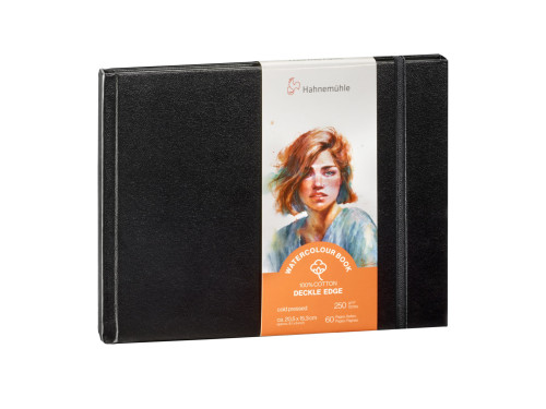 Szkicownik do akwareli Watercolour Book Deckle Edge - Hahnemühle - 20,5 x 15,3 cm, 250 g, 30 ark.