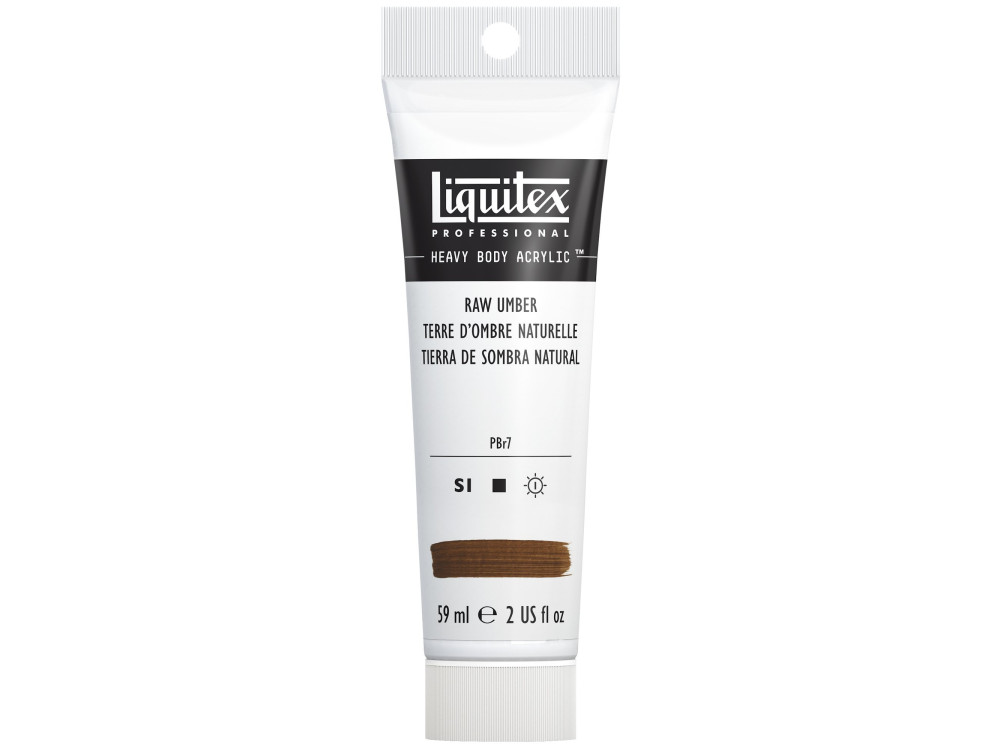 Farba akrylowa Heavy Body - Liquitex - Raw Umber, 59 ml