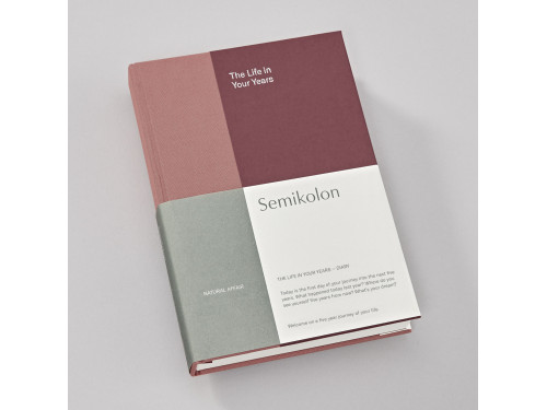 5 Year Diary The Life in Your Years A5 - Semikolon - Blossom